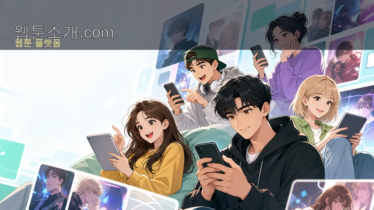 웹툰소개.com 웹툰 플랫폼 이미지